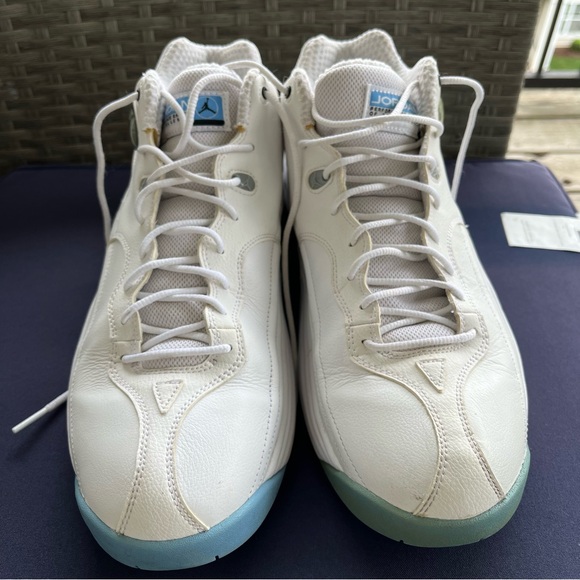 Jordan Jumpman Team 1 White - University Blue size 10,5 great condition - Picture 4 of 6